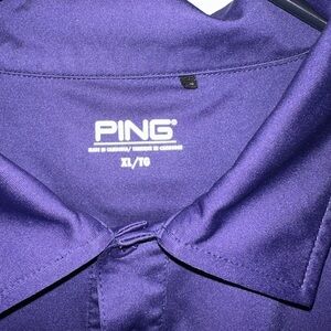 Ping Men's Deep Purple Polo Shirt